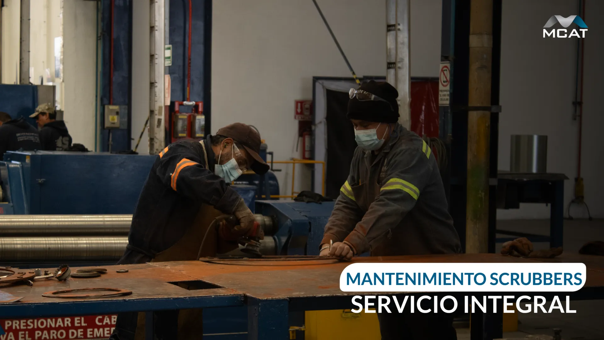 Servicio Integral de Mantenimiento Scrubbers 2026 en planta industrial