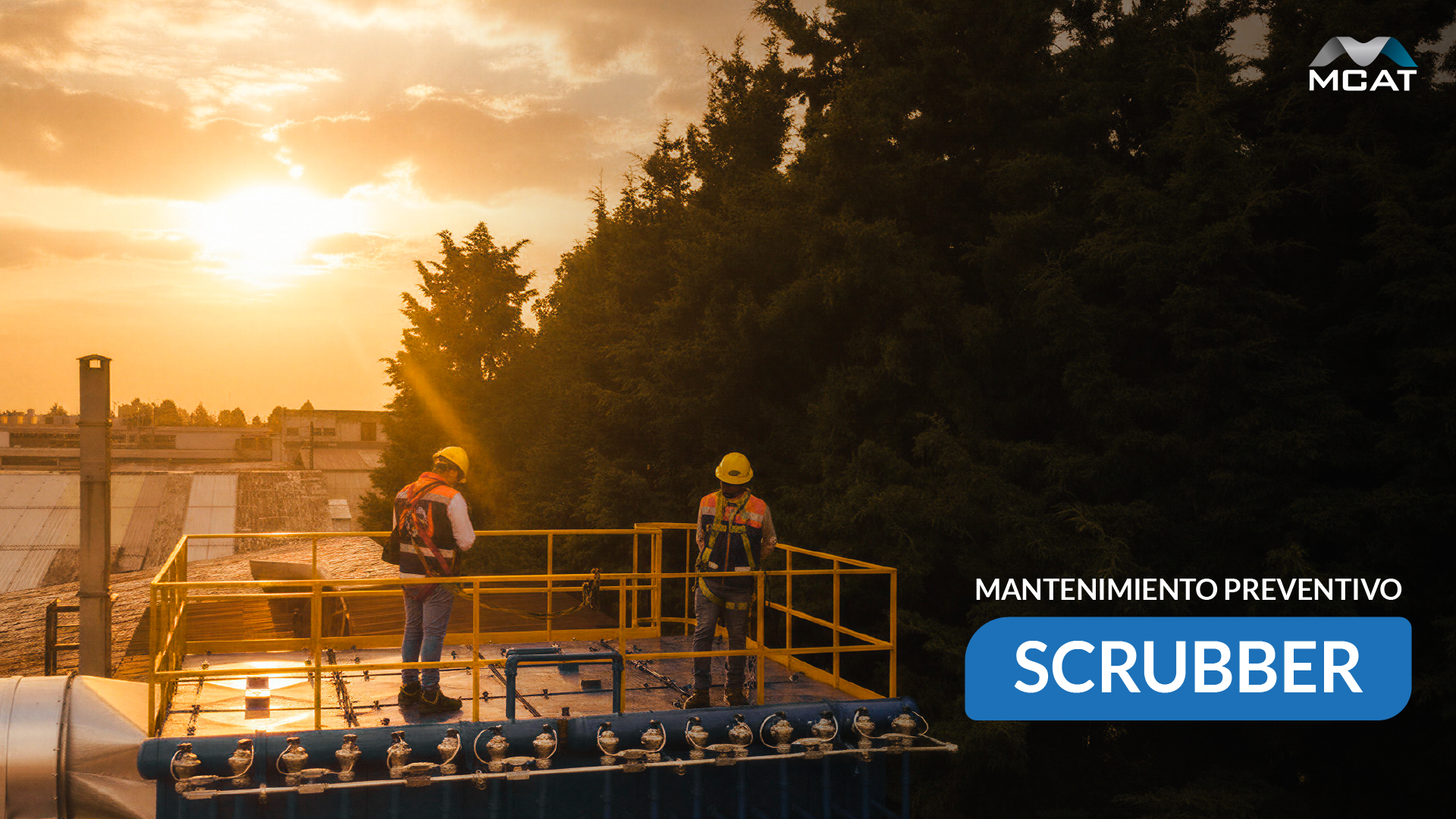 Mantenimiento scrubber con revisión de boquillas, bombas, purga y control de pH
