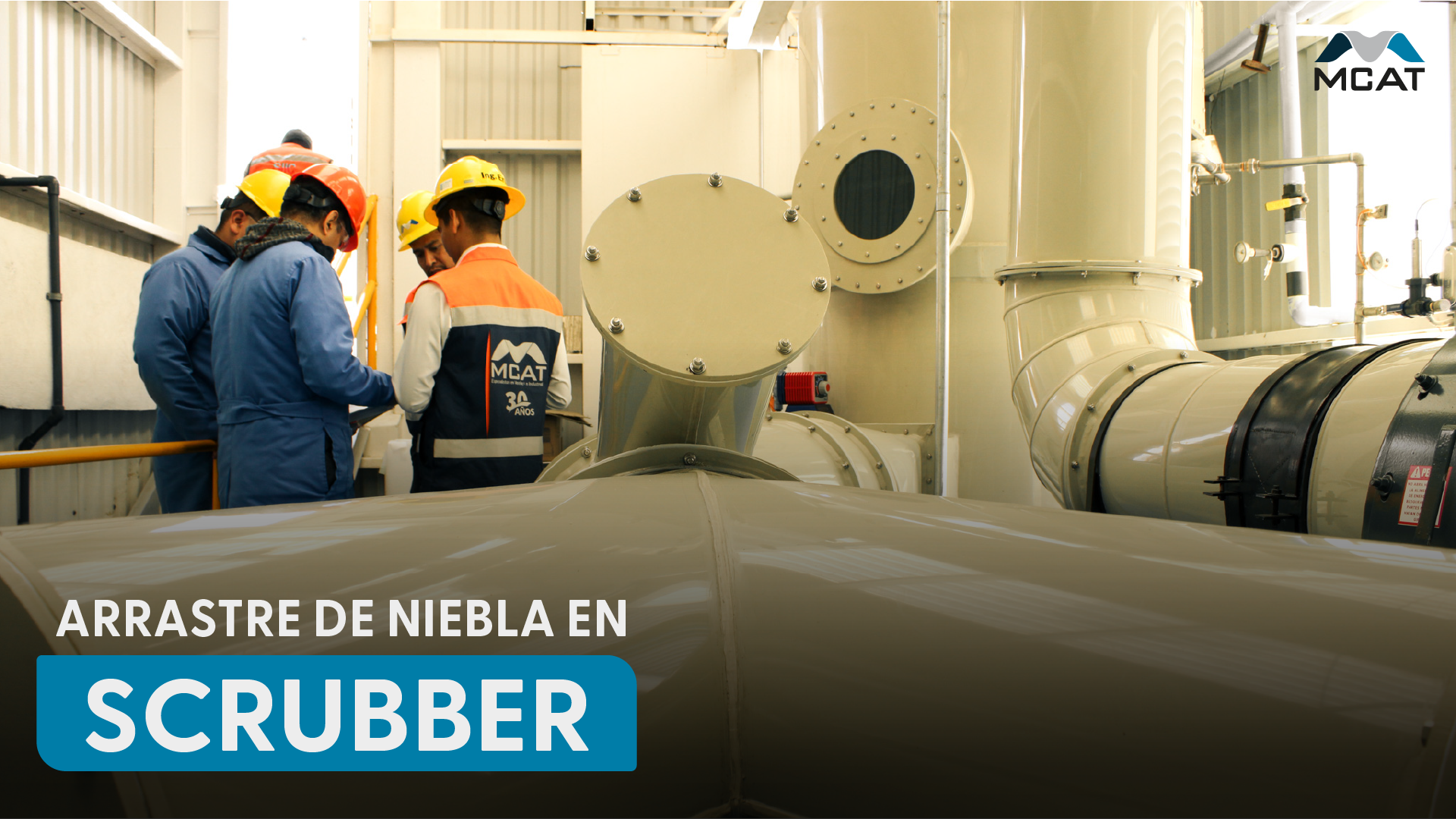 Arrastre de niebla en scrubber