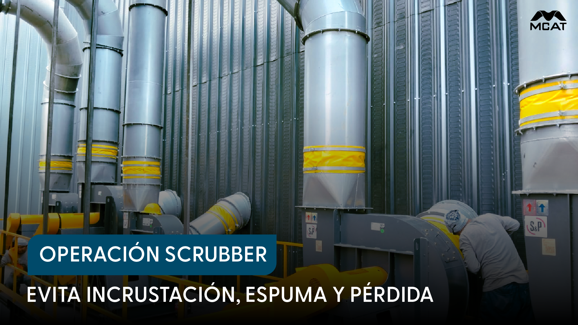 Sistema de lavador de gases con recirculación para explicar cómo evitar incrustación y espuma en scrubbers